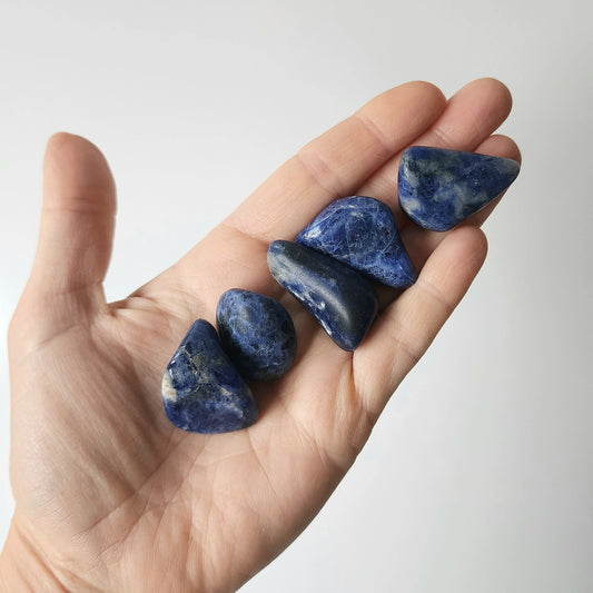 Sodalite Tumbled Stone - Crystals and Me | Crystal Candles and Ethically Sourced Crystals