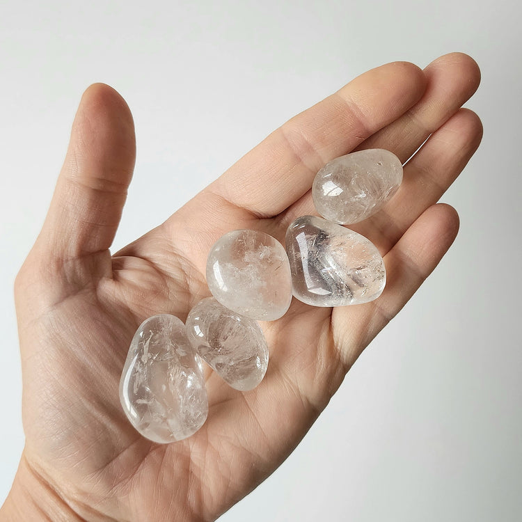 Clear Quartz Tumbled Stone - Crystals and Me | Crystal Candles and Ethically Sourced Crystals