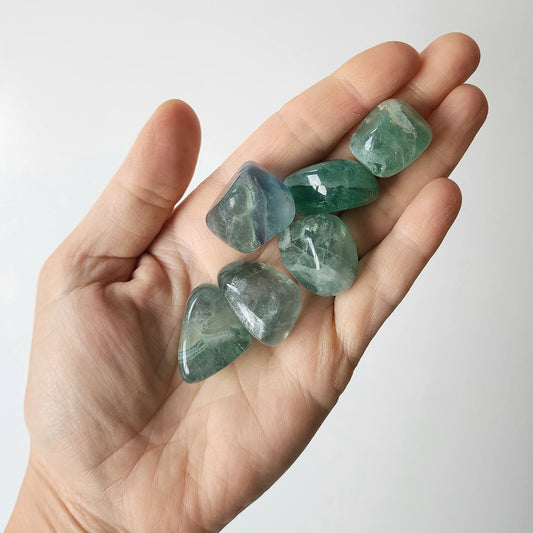 Fluorite Tumbled Stone - Crystals and Me | Crystal Candles and Ethically Sourced Crystals