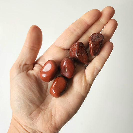 Red Jasper Tumbled Stone - Crystals and Me | Crystal Candles and Ethically Sourced Crystals