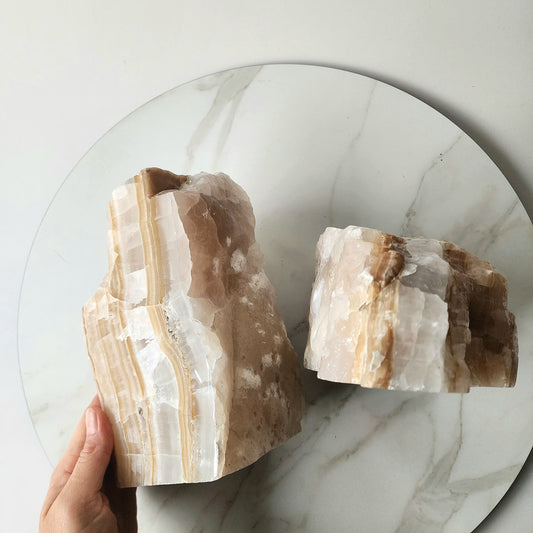 Calcite Crystal Xl Bookends