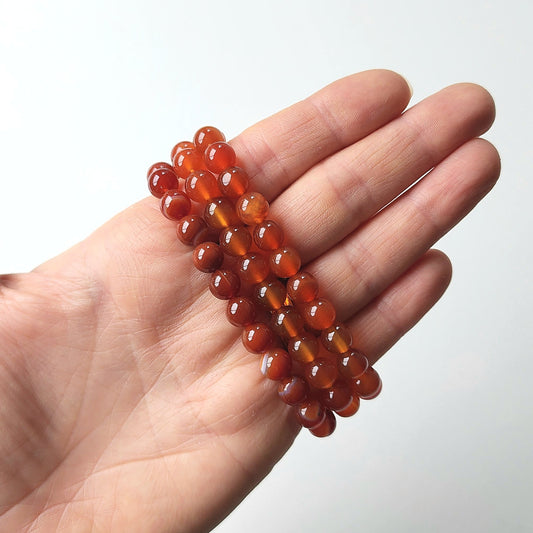 Carnelian Bracelet - Crystals and Me | Crystal Candles and Ethically Sourced Crystals