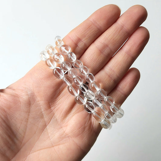 Clear Quartz Bracelet - Crystals and Me | Crystal Candles and Ethically Sourced Crystals