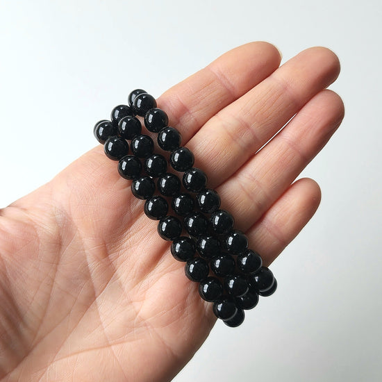 Black Obsidian Bracelet - Crystals and Me | Crystal Candles and Ethically Sourced Crystals