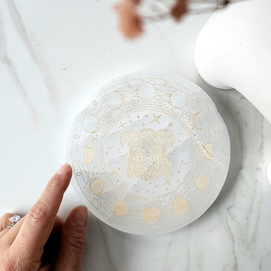 Selenite Goddess Charging Plate - Crystals and Me | Crystal Candles and Ethically Sourced Crystals