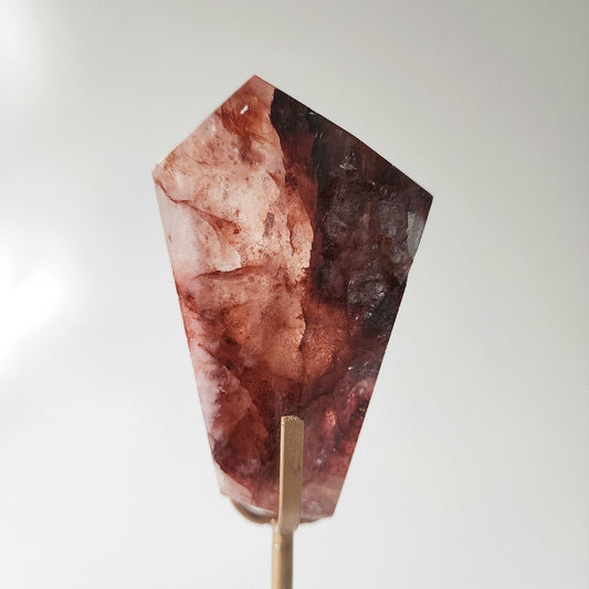 Fire Quartz on stand