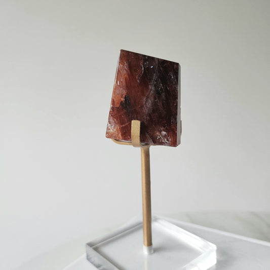 Fire Quartz Free-form on Stand