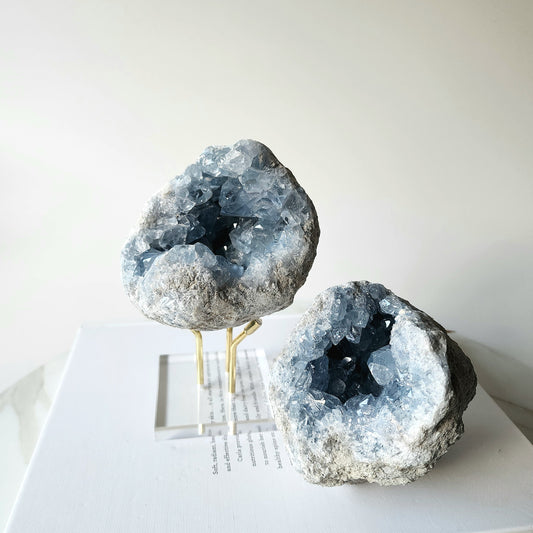 Celestite Crystal Cluster Large