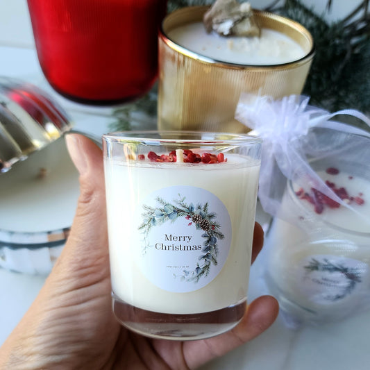 Christmas Stocking Filler Mini Candle