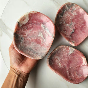 Pink Opal Bowl Trinket Dish - Crystals and Me | Crystal Candles and Ethically Sourced Crystals
