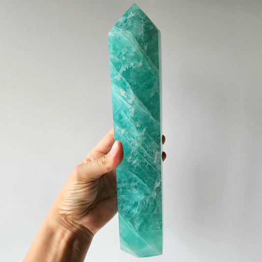 Green Fluorite Crystal Tower XL 2