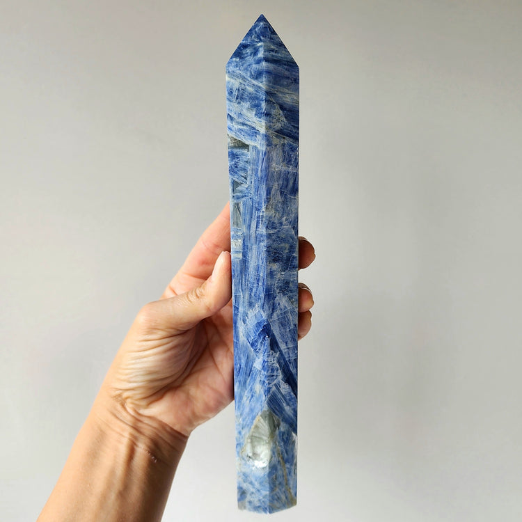 Blue Kyanite Crystal Tower Obelisk