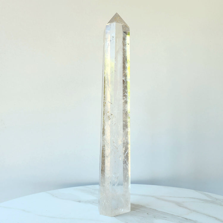 Clear Quartz AAA Obelisk Tower XL 2