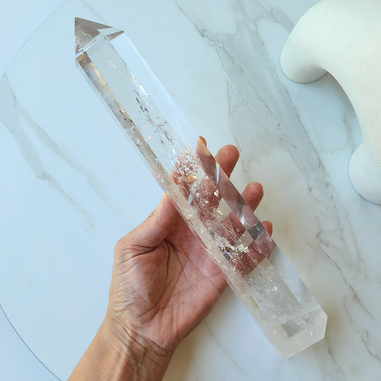 Clear Quartz AAA Obelisk Tower XL 2