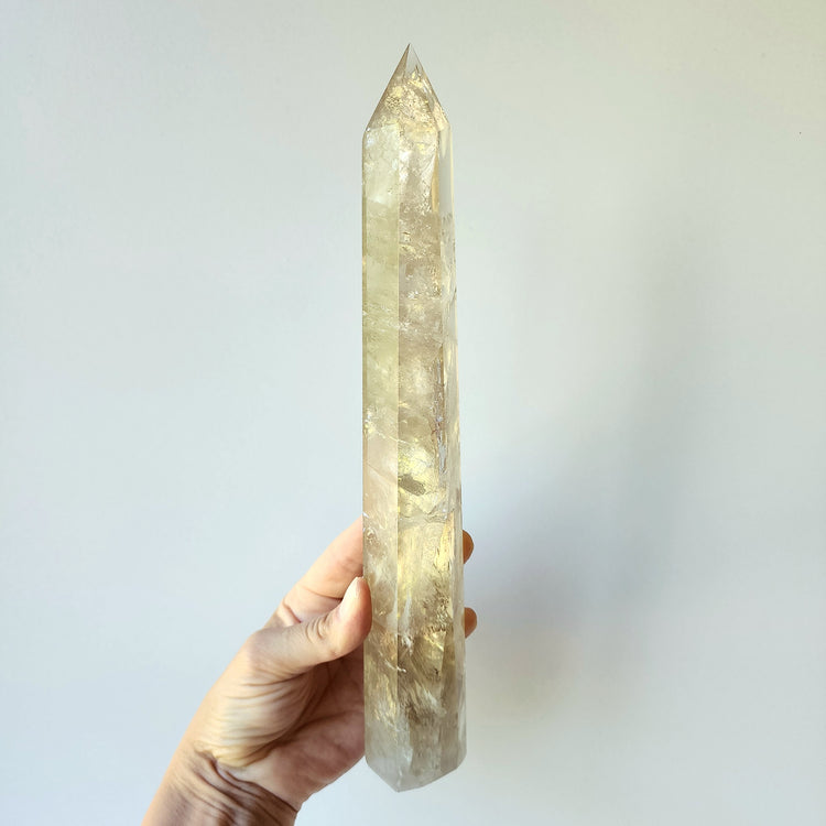 Citrine AAA Natural Polished Tower Point Obelisk