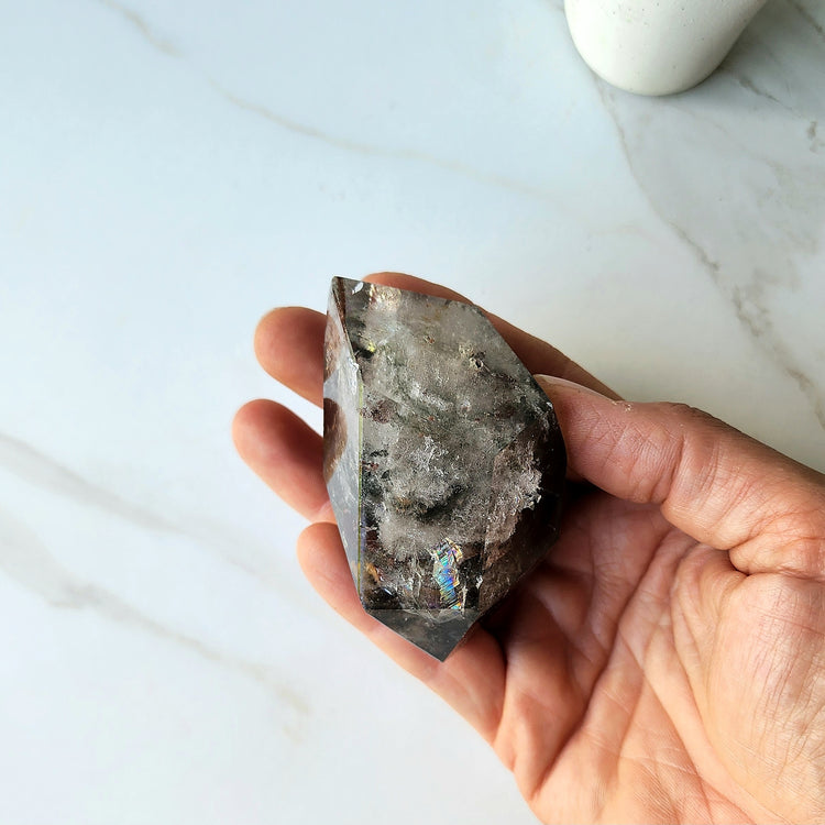 Lodolite Garden Quartz Crystal Freeform 3