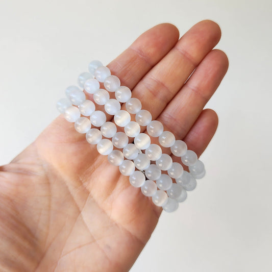 Selenite Bracelet - Crystals and Me | Crystal Candles and Ethically Sourced Crystals