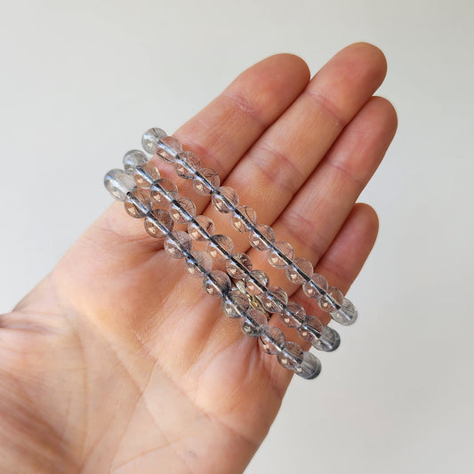 Tourmanilated Quartz Bracelet