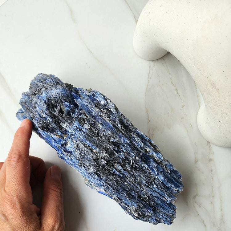 Blue Kyanite Crystal Free-Standing Cluster