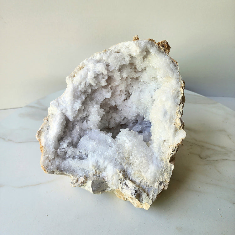 Moroccan Clear Quartz Crystal Geode 4