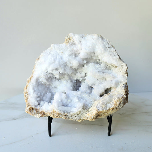 Moroccan Clear Quartz Crystal Geode 2