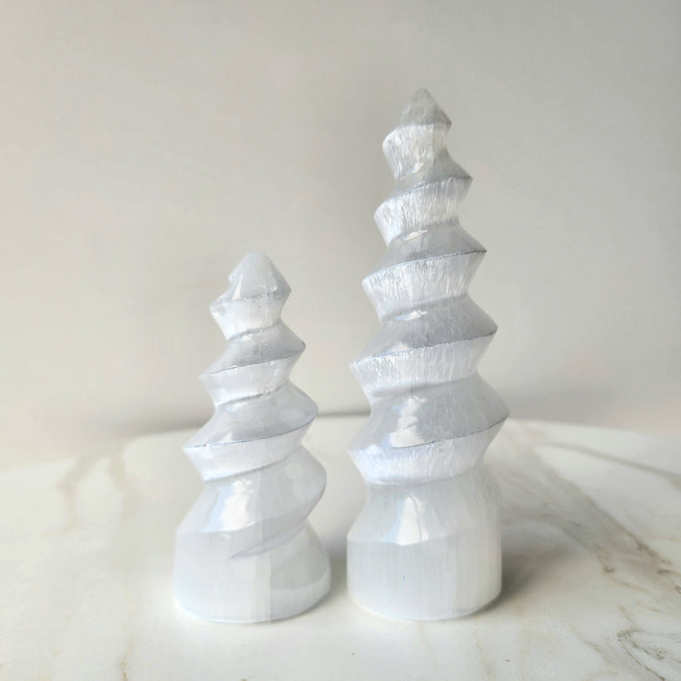 Selenite Crystal Spiral