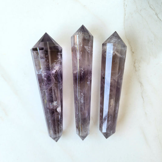 Amethyst Double Terminated Faceted Point