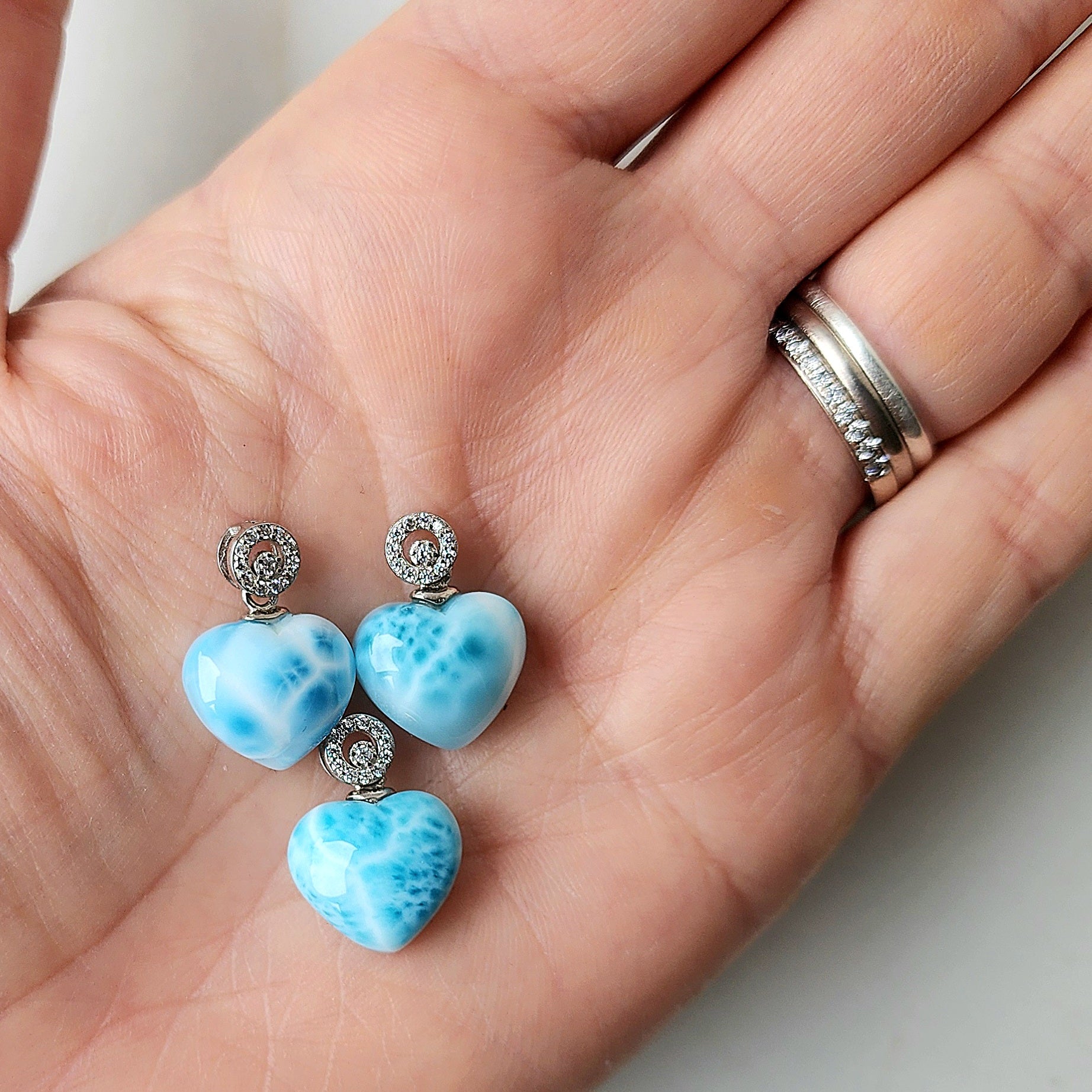 Larimar Sterling Silver Pendant