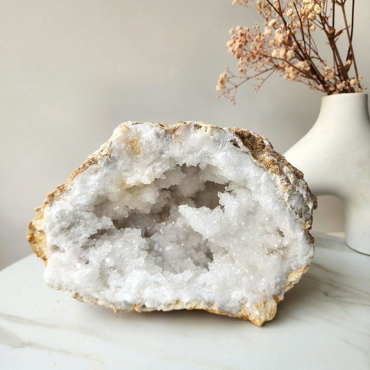 Moroccan Clear Quartz Geode 18