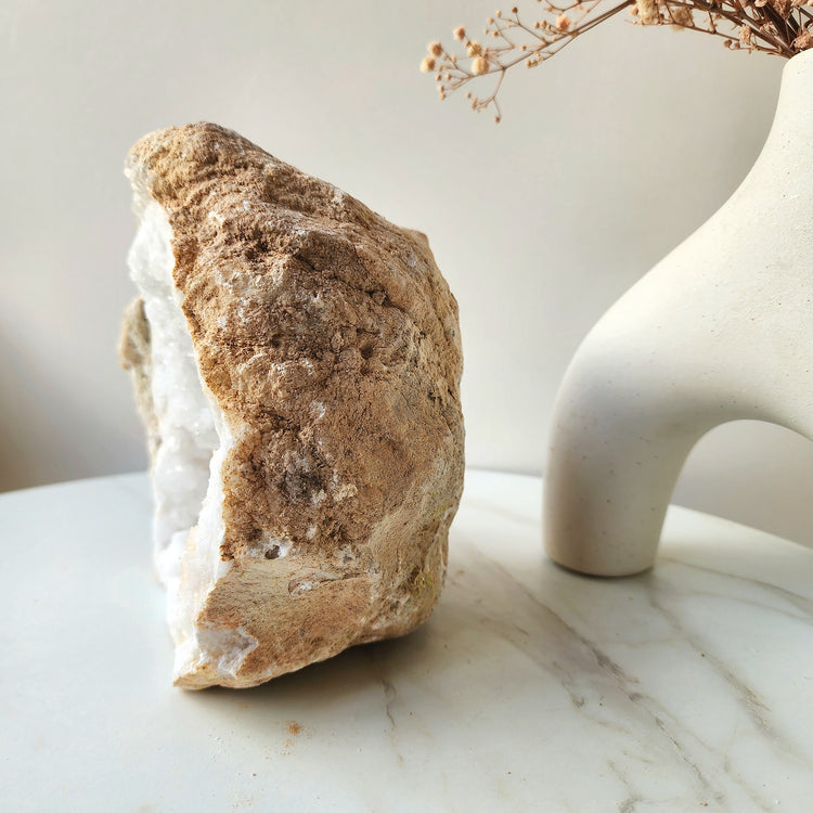 Moroccan Clear Quartz Geode 18