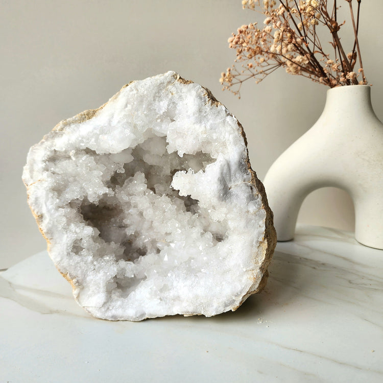 Moroccan Clear Quartz Geode 20