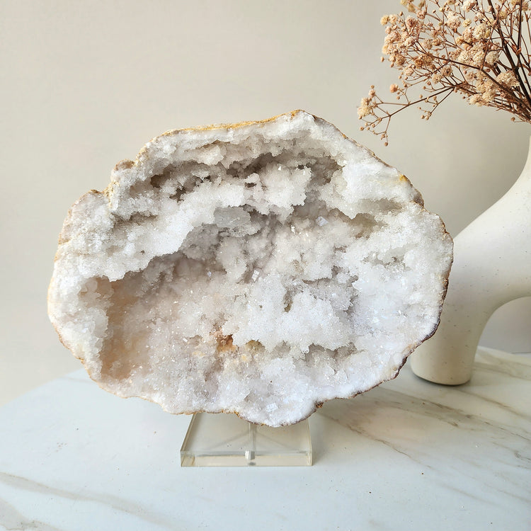 Moroccan Clear Quartz Geode 24