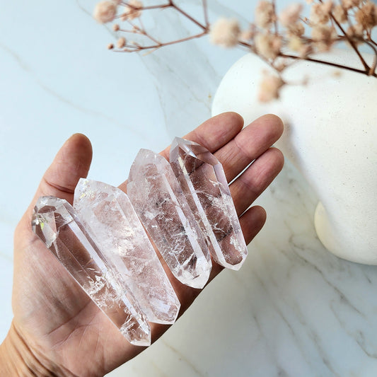 Clear Quartz Crystal Double Terminated Point AAA