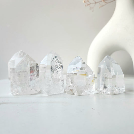 Lemurian Quartz Crystal Point Tower Large