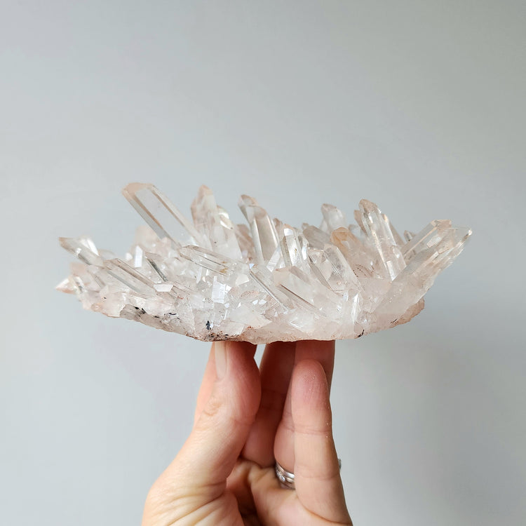 Pink Himalayan Crystal Quartz Cluster 2