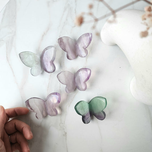 Fluorite Crystal Butterfly