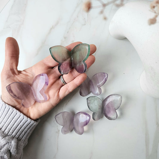 Fluorite Crystal Butterfly