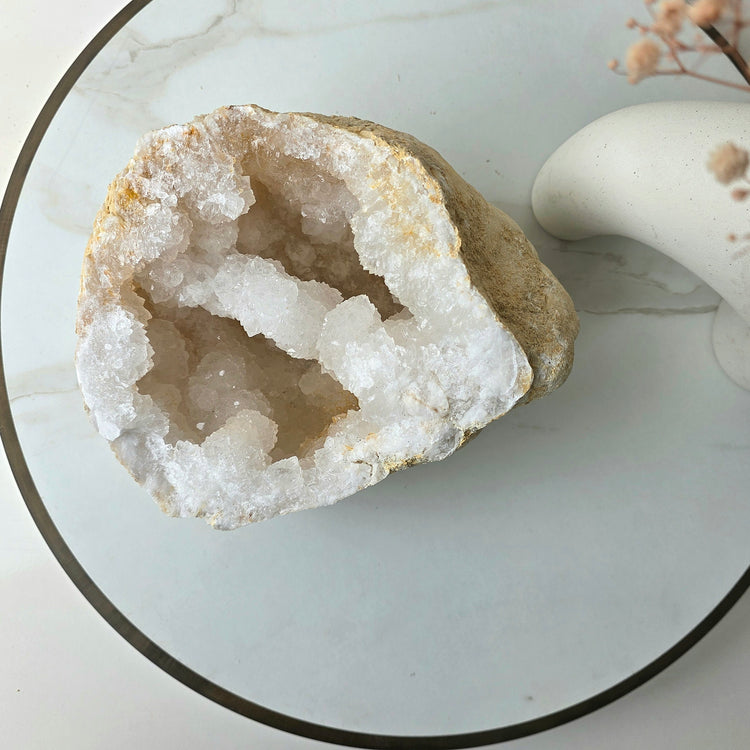 Clear Quartz Crystal Moroccan Geode 5