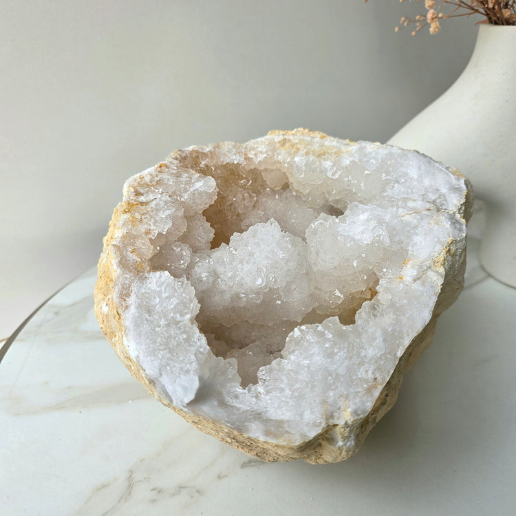 Clear Quartz Crystal Moroccan Geode 5