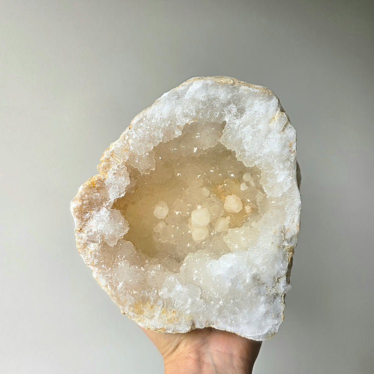 Clear Quartz Crystal Moroccan Geode 4