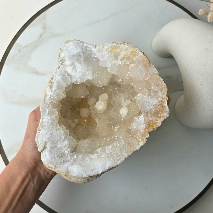 Clear Quartz Crystal Moroccan Geode 4