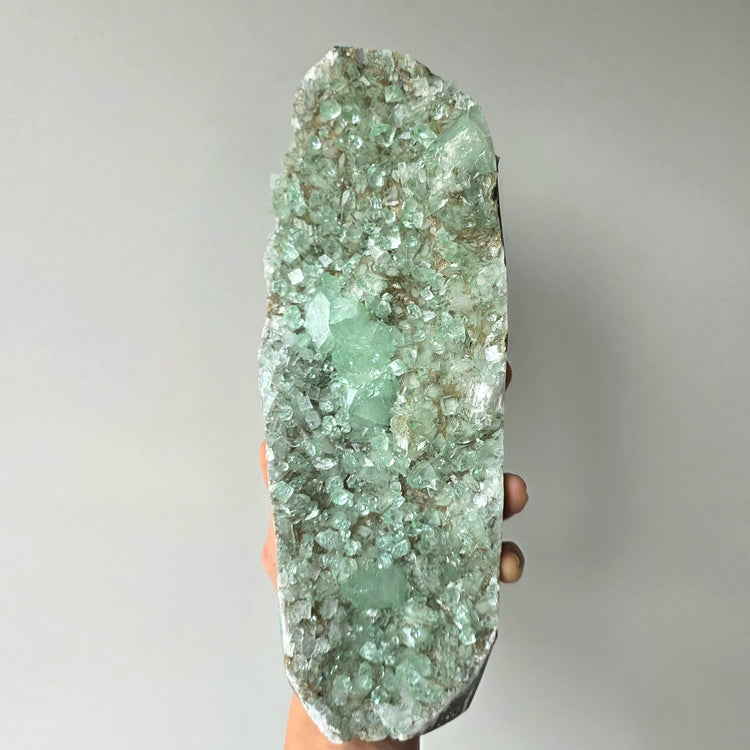 Green Apophyllite Crystal Rare Cluster Collectors Pieces
