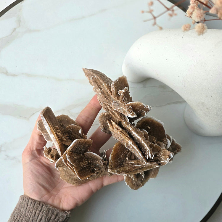 Desert Rose Crystal Cluster High Quality Free-Standing