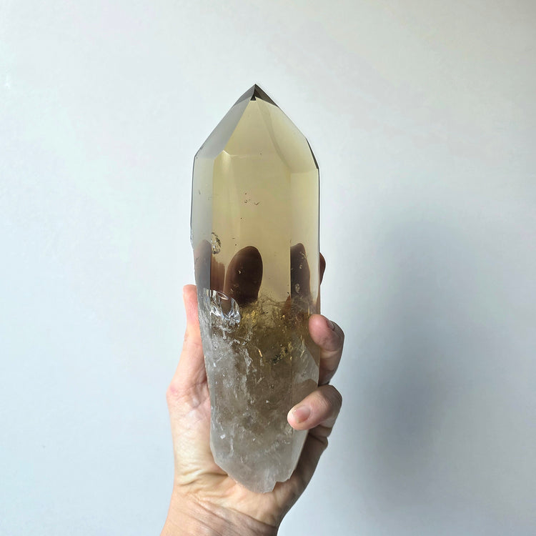 Citrine Crystal Natural Polished Point XL AAA