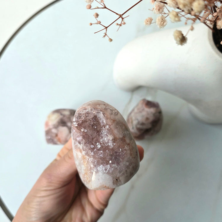 Pink Amethyst Crystal Free Form