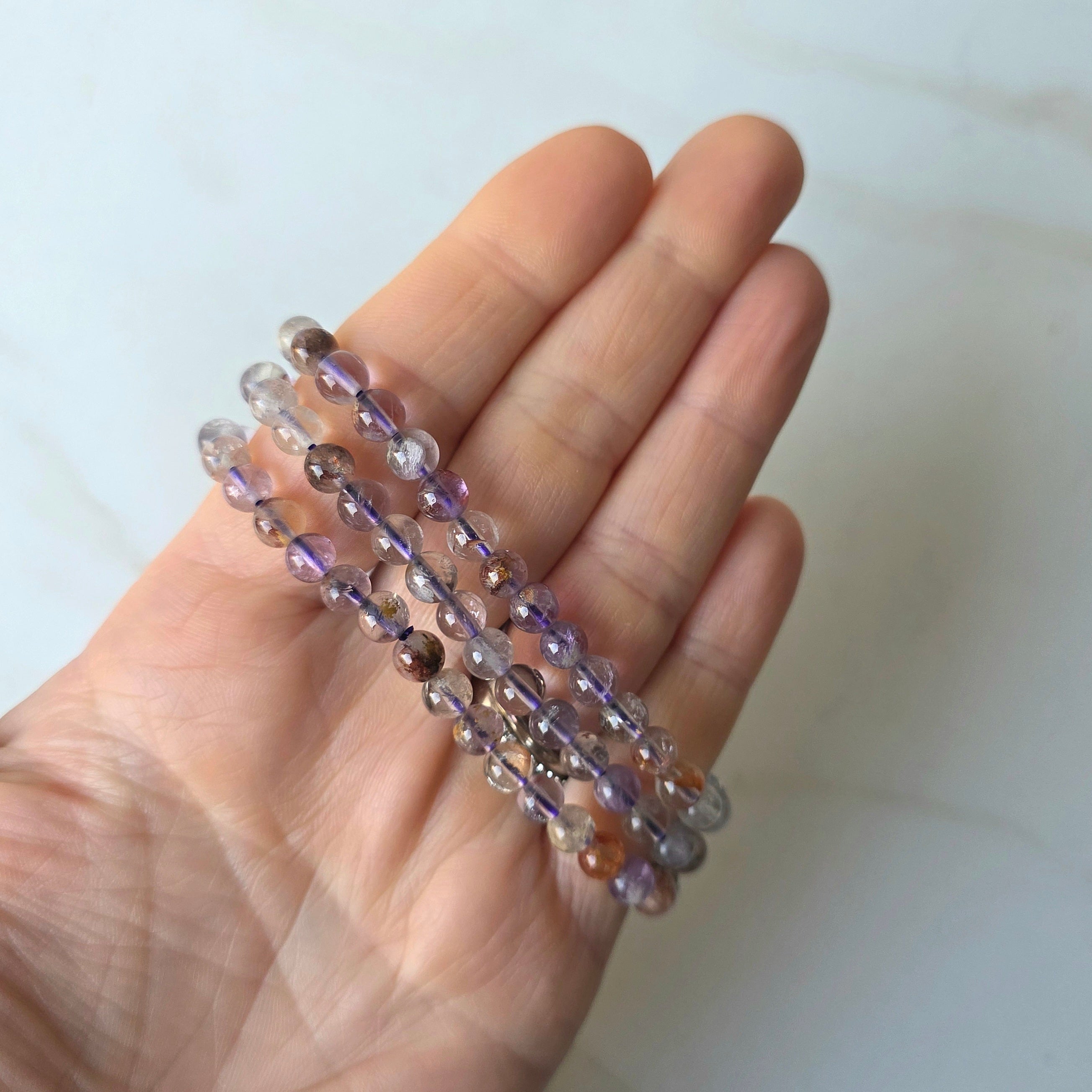 Amethyst Bead Bracelet - Crystals and Me | Crystal Candles and Ethically Sourced Crystals