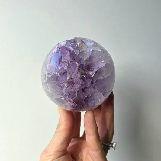 Amethyst Crystal Sphere High Quality AA