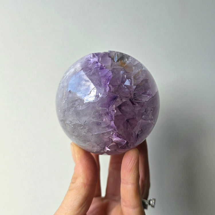 Amethyst Crystal Sphere High Quality AA