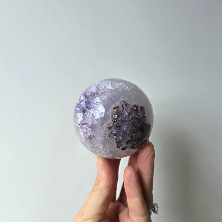 Amethyst Crystal Sphere High Quality AA