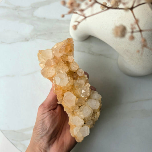 Golden Healer Crystal Cluster